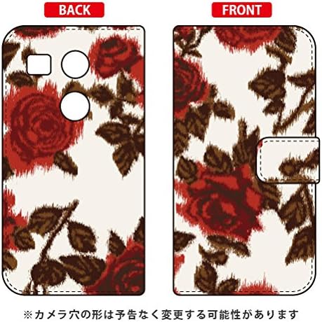 Second Skin Flip Smartphone Case Sindee Splashed Rose (Beige) / for Nexus 5X LG-H791 / docomo DLGN5X-IJTC-401-LIZ6 DLGN5X-IJTC-401-LIZ6