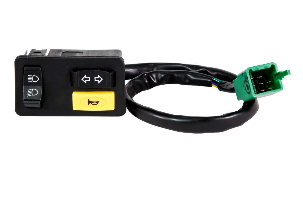 SW-0256-M01 Handle BAR Switch- Right Side - Light Horn & Indicator For-TVS-3W - TVS King