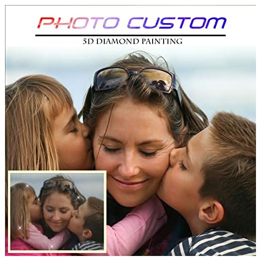 Diamond Painting Personalizado,Pintura de Diamante Personalizada Foto,Kits de Diamante Para Adultos Taladro Completo,Cuadros Diamantes 5d DIY Rhinestone Artes Regalos,30x30cm