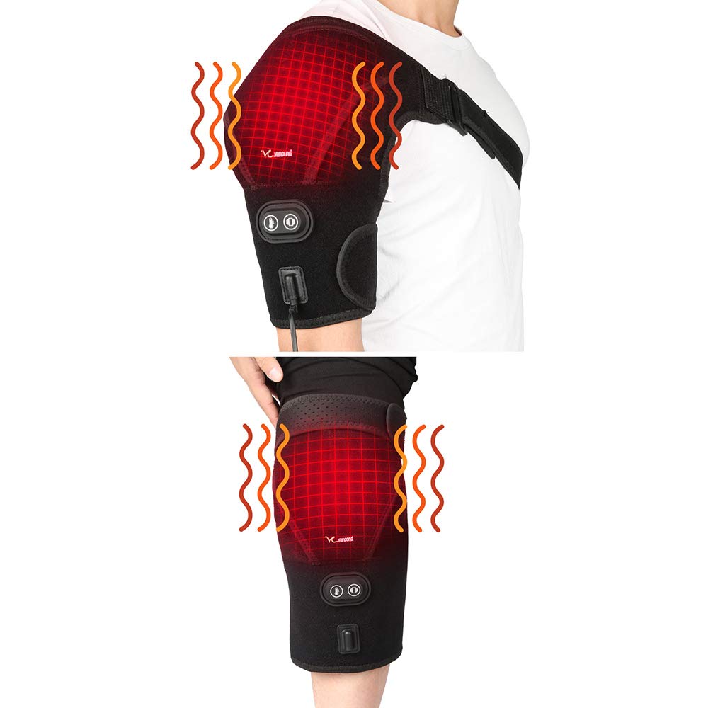 Buy Shoulder Massage Heating Pad &Knee Brace Pain 3 massage and