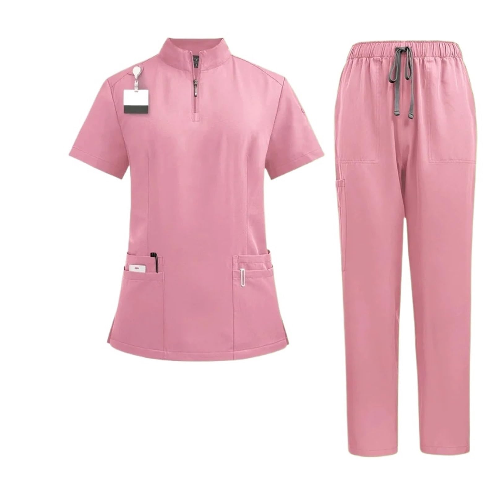 Kasacks Damen Pflege Unisex Medizinische Uniformen for V-ausschnitt Krankenschwester Scurbs Set Frauen Krankenhaus Arzt Arbeitskleidung Oral Dental Chirurgie Arbeits Uniform