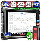 Autel 2026 MaxiSYS MS906 Pro 2.0 Diagnosis, Escáner OBD2 MS906PRO Actualización de MP900BT MS906BT MS908, Codificación ECU, 3000+ Pruebas, 36+ Servicios, Can FD DoIP, Guía VAG, AutoScan 2.0, OS10
