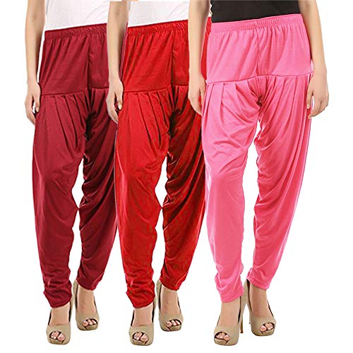 Image of Buy That Trendz Patiala Salwar for Women Relaxed Fit Viscose Patiyala Salwar Harem Bottom Pants