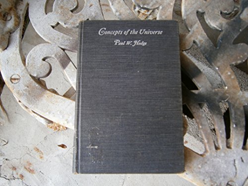 Concepts of the Universe 0070291322 Book Cover