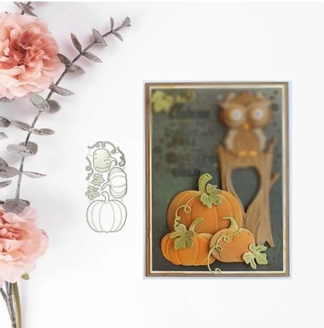 1Pc Silver Pumpkin Metal Die Cuts Pumpkin Heads Party Cutting Dies Halloween Embossing Stencils for Card Making Scrapbooking Album Decor,Die-Cutting and Embossing,Scrapbooking Die-Cuts,Stamping