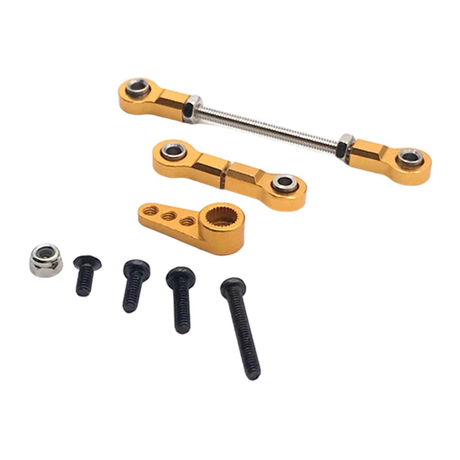 ATORSE 1/28 Rc Steering Pull Rod for Wl Toys K969 K979 Wl Toys K989 Rc Car Gold-image-24