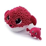 PTIPOTOS by Les DEGLINGOS - GOBETOU Poisson Globe Maman/Bebe - Peluche 2 en 1 - Cadeau Nai...
