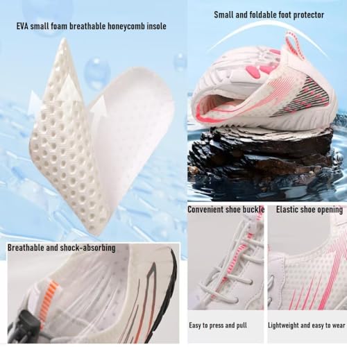 Hike Barefoot Shoes Women, Professional Barefoot Shoes , Hike Barefoot Shoes for Women Men - Breathable & Non-Slip Athletic Footwear, Neuropathy Shoes for Women,Wide Toe Water Shoes, Breathable Zero-drop Trail Running Shoes, With Non-Slip Hiking barefoot shoes ,Surfing quick-drying shoes 6