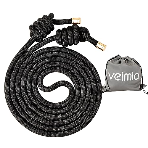 veimia Flow Rope for Fitness High Performance Double Woven Workout Rope Adjustable Flow Jump Rope for Men Women Training Indoor Outdoor Cardio Exercise Ropes for beginner