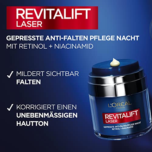 Retinol-Creme von L’Oréal Paris – Anti-Falten Nachtpflege 50 ml