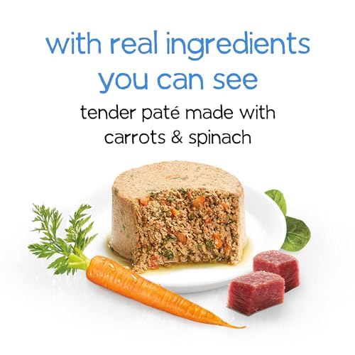 Purina Beneful Infused Moist Canine Meals Pate with Actual Lamb, Carrots and Spinach, with Sunflower Oil – (Pack of 12) 3 oz. Cans Purina Beneful Infused Moist Canine Meals Pate with Actual Lamb, Carrots and Spinach, with Sunflower Oil – (Pack of 12) 3 oz. Cans