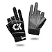 SUPBAO Guantes de pesca con 3 dedos de corte antideslizantes, guantes de pesca en hielo para clima frío, pesca, fotografía, motociclismo, ciclismo, caza