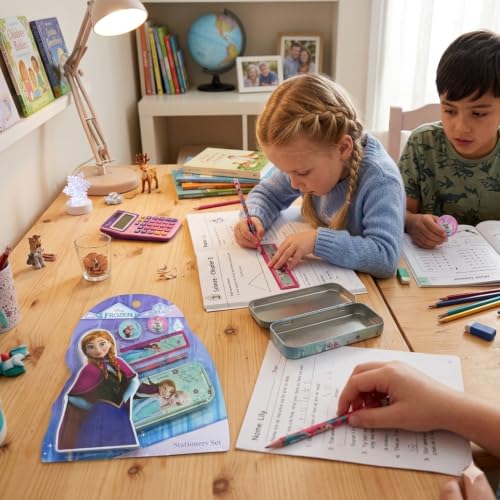 Image of Frozen 5 pcs Stationery SetSchool Supplies Kit Multicolor Return Gift for Kids Age 3 Years +