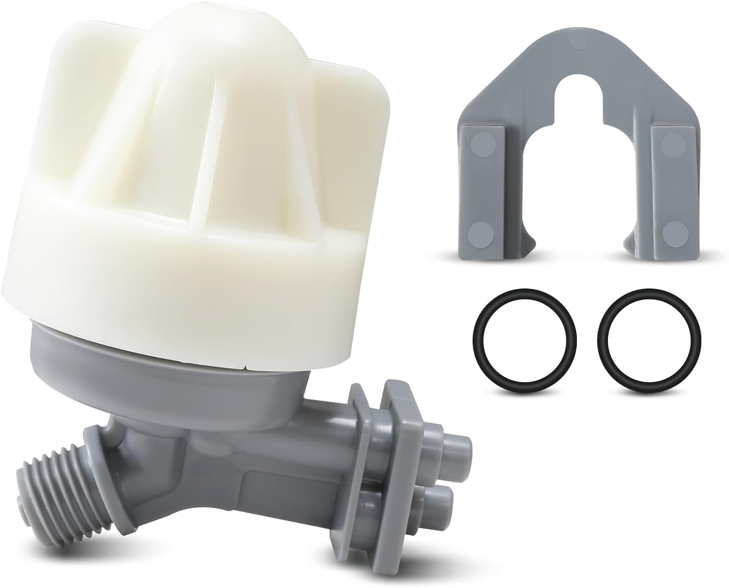 Water Softener Nozzle and Venturi Assembly 7187065 Replacement, Compatible with GE, Kenmore, Morton, Whirlpool, NorthStar, Rheem Replaces 7214969, 7165704, 7238450，WS15X10027