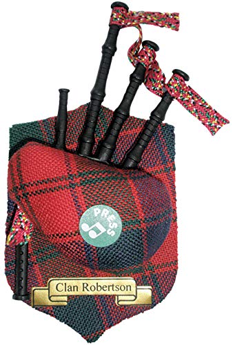 Robertson Clan Musical Bagpipe Fridge Magnet, Made in Scotland
