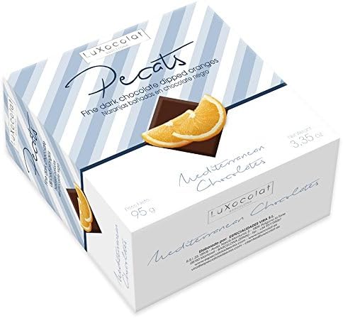 Candied Oranges Dipped in Dark Chocolate