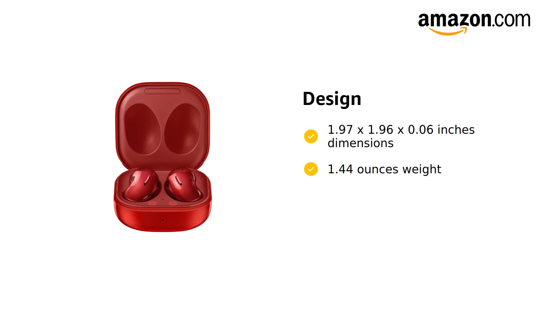 ヘッドフォン/イヤフォン Galaxy - galaxy buds live red Amazon.com: Samsung Galaxy Buds Live - True Wireless EarBuds