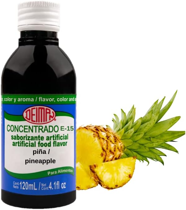 Deiman Artificial Food Flavoring Pineapple E-15 (4 fl.oz.)