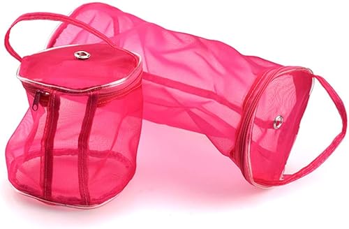 Miniatura 7 de EXCEART Bolsa de almacenamiento, bolsa de almacenamiento, bolsas de viaje, bolsa de tejido de malla, cesta de almacenamiento de hilo organizador