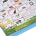 RASTKY Interactive ABC Wall Chart with Colorful Lights Rechargeable Book Parent Child Games for Toddlers 14.96 X 10.63 Inch