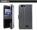 Produktbild avadoo® Medion Life E5005 Flip Case Cover Tasche Schwarz mit Magnetverschluss und Dualnaht als Cover Tasche Hülle