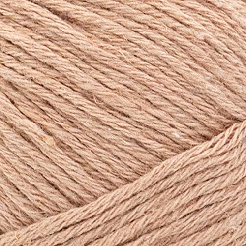 Lion Brand Yarn 682-102W Touch Of Linen Yarn, Clay thumb #1