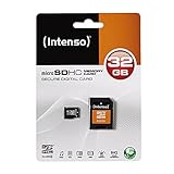 32 GB MicroSDHC Intenso Class 4