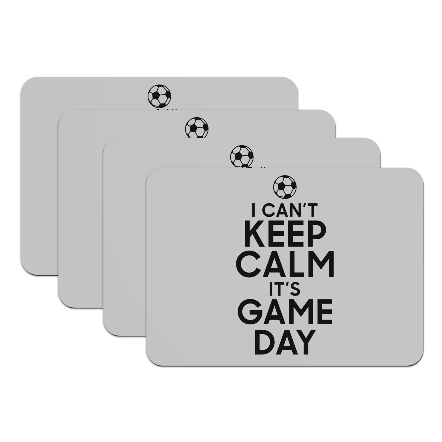 Set de table anti-tache en caoutchouc pour table basse match