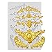 Baroque Style Curlicues Scroll Lace Emboss Border Relief Flower Lace Filigree Sculpted Decoration Scrollworks Silicone Mold for Fondant Sugar Craft Cake Baking DIY Soap Polymer Clay Plaster