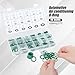 Threlaco 12 Set Air Conditioning Orifice Tubes, 270 Pcs Automotive Ac O-rings, 60 Pcs Hnbr Ac Gasket Seals, Compressor Port Seal Washer Bonded Gasket Seal Assortment(Brown,Style 3)