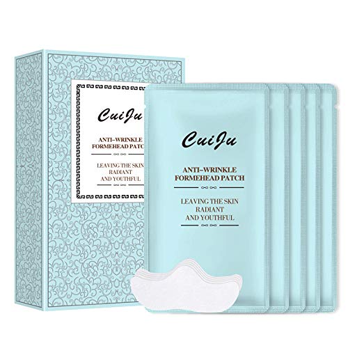 Facial Patches Forehead Wrinkle Remover Strips, Anti-Wrinkle Pads, Facial Wrinkle Patches, Anti Face Wrinkle Pads, Overnight Smoothing Forehead Wrinkle Resistant Masks Pads for Men and Women, 10 PCS