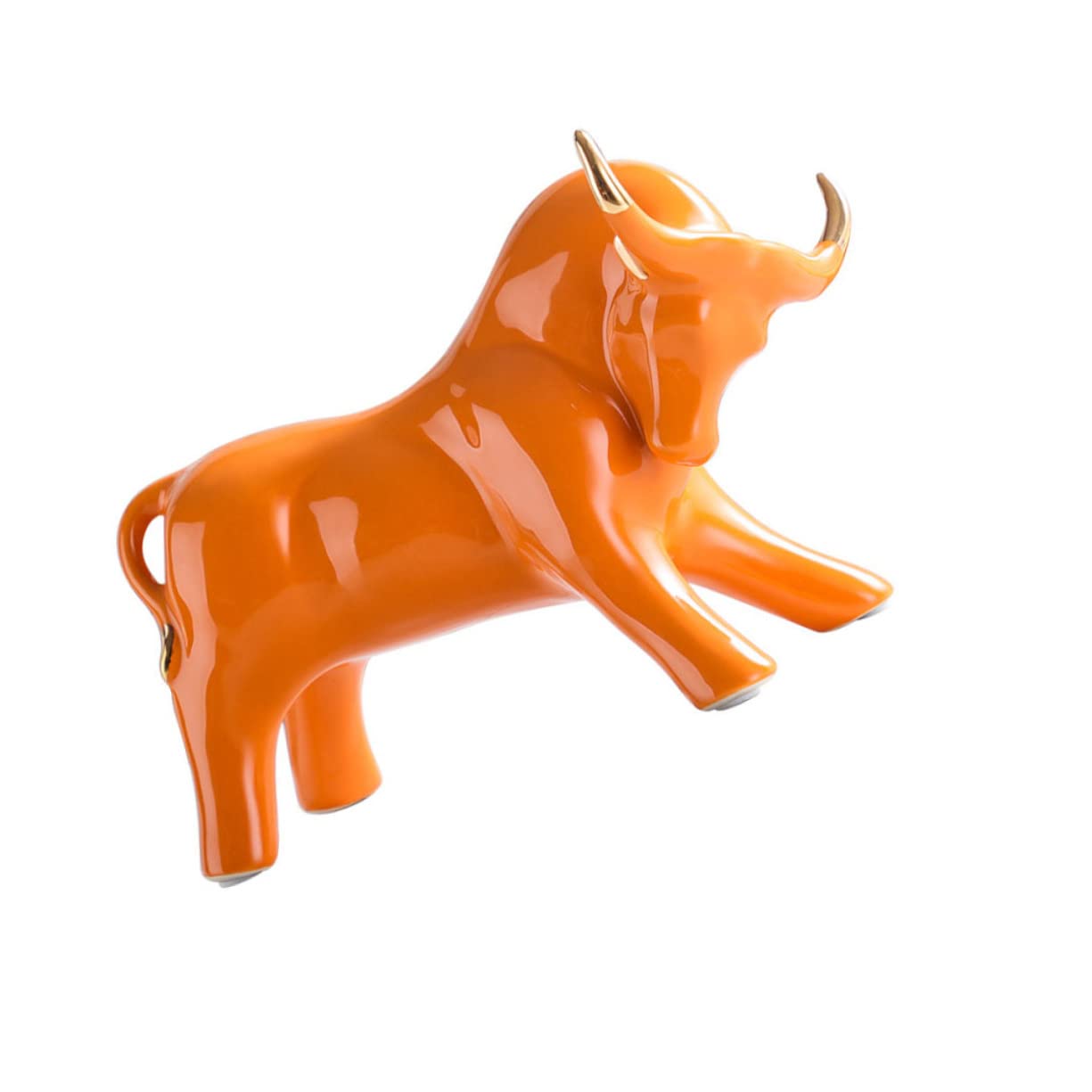 Amazon.co.jp: HOMOCONO 牛 装飾品 赤面 装飾 牛 像 ホーム 装飾 牛