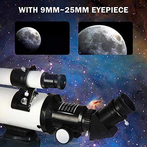 Telescopio Astronómico Refractor 70mm para Adultos y Niños miniatura 3