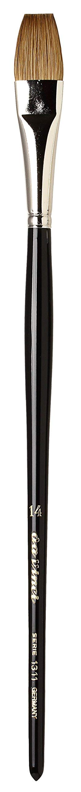 da Vinci Watercolor Series 1311 Maestro Paint Brush, One Stroke Flat Kolinsky Red Sable, Size 14