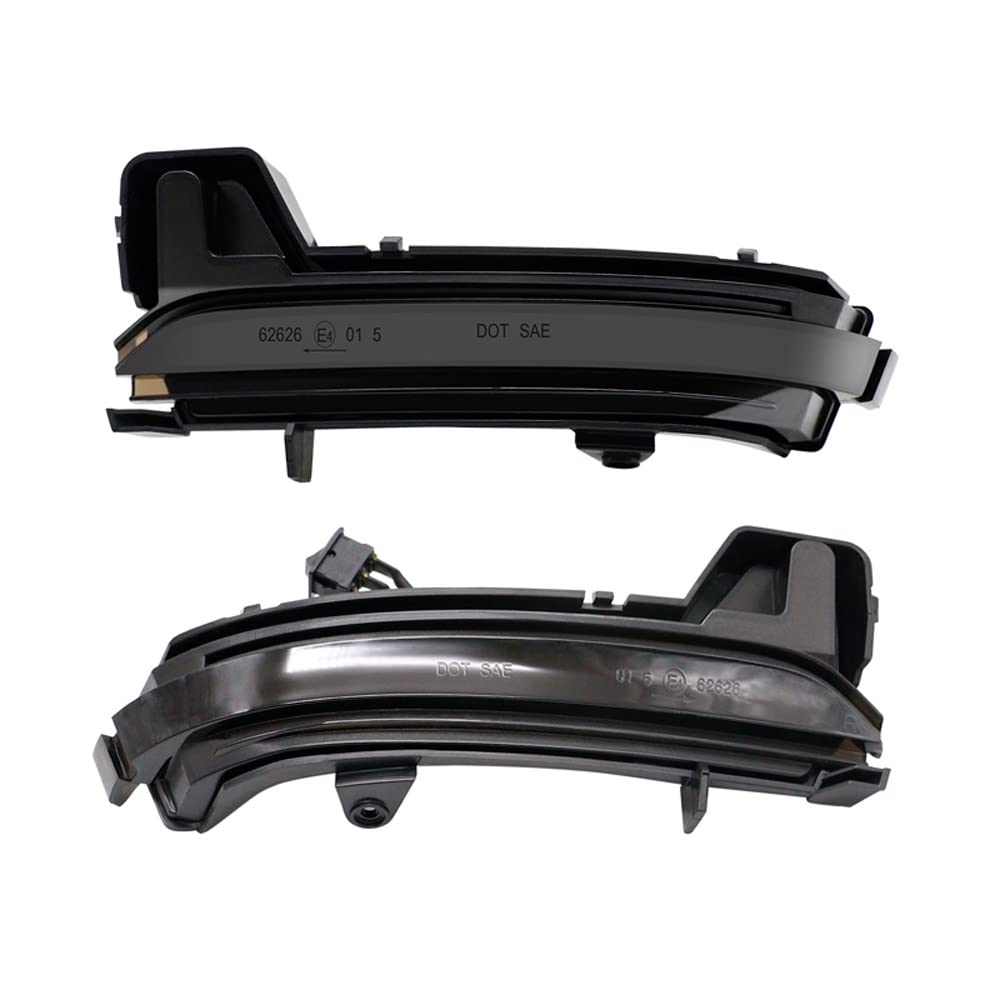 Set LED Side-Mirror Indicators compatible with Skoda Karoq 2017- & Kodiaq 2017- - Smoke - incl. Dynamic Running Light