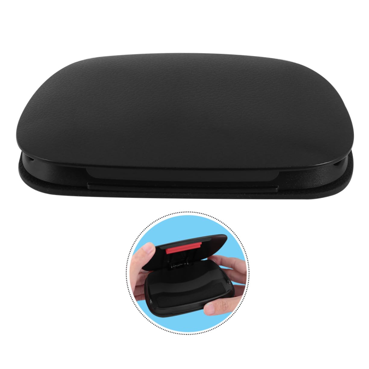 Supporto per Smartphone da Pannello Auto con Silicone Adesivo Lavabile Montaggio Stabile Clip Mobile Antiscivolo per Auto Camion e Suv Nero Small