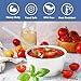 SACATR 100 Count Plastic Spoons,Heavy Plastic Silverware,Premium Disposable Spoons, BPA-Free, Heat Resistant, Suitable for Parties, Events and Everyday Use