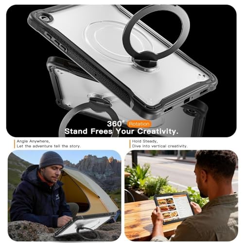 Coque iPad 11 A16 2025 kaki antichoc pour travailler partout - 5