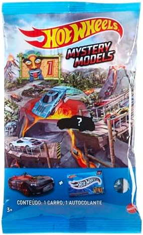 Hot Wheels oyuncak araba, içinden nadir veya çok nadir araç çıkabilen opak sürpriz paket içinde 1:64 ölçekli oyuncak araba ve çıkartma, karışık paket (Stiller çeşitlilik gösterebilir), Y8127 - Görsel 1