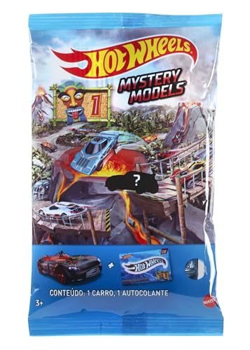 Hot Wheels oyuncak araba, içinden nadir veya çok nadir araç çıkabilen opak sürpriz paket içinde 1:64 ölçekli oyuncak araba ve çıkartma, karışık paket (Stiller çeşitlilik gösterebilir), Y8127