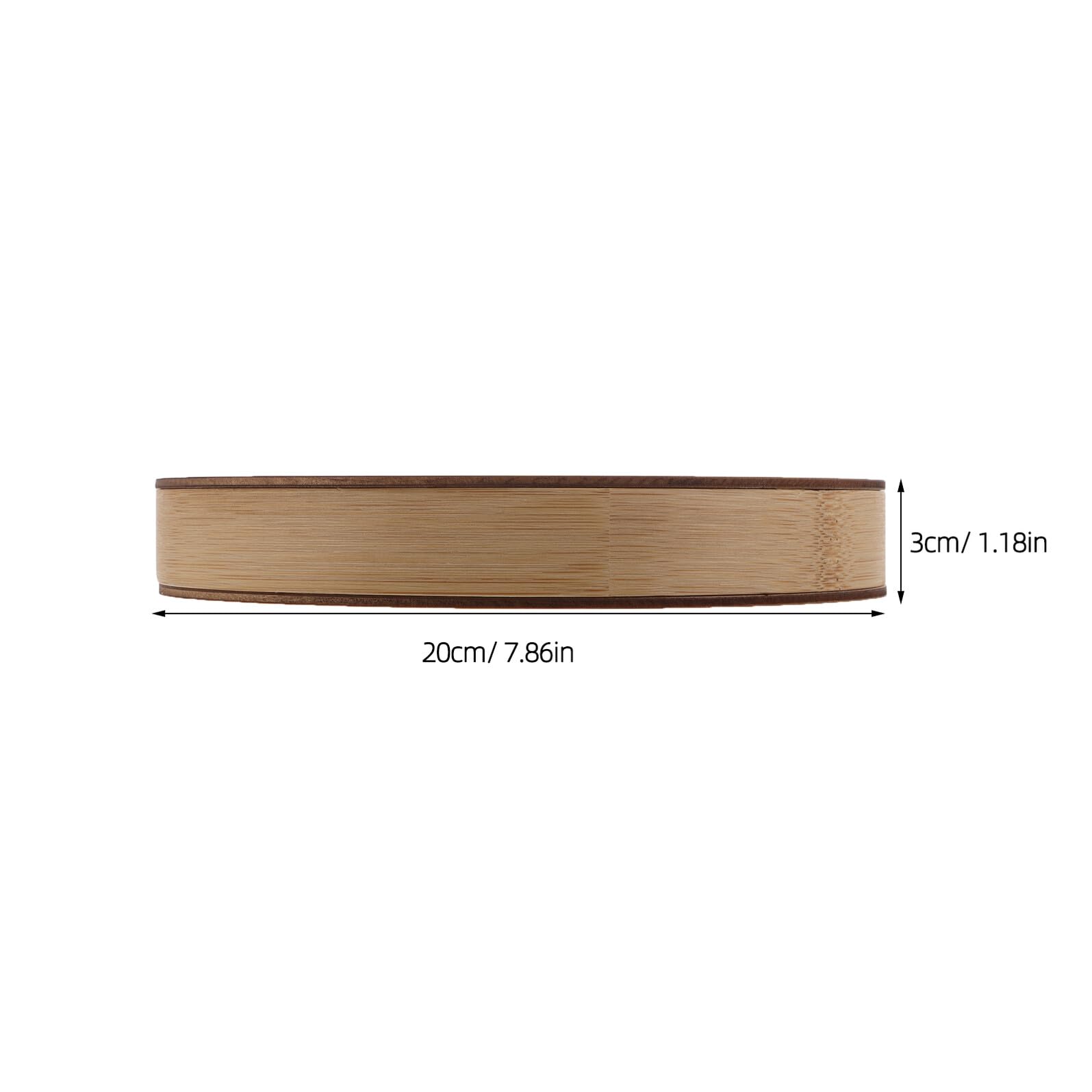 Tamburo Pioggia 8 Pollici in Legno, Strumento Musicale Etnico | Suono Realistico della Pioggia, Forma Disco Beige, Finiture Artistiche, per Collezionisti e Amanti Musica