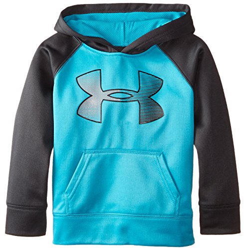Under Armour Boy's 2-7 Jumbo Big Logo Hoody, Pacific, 2T