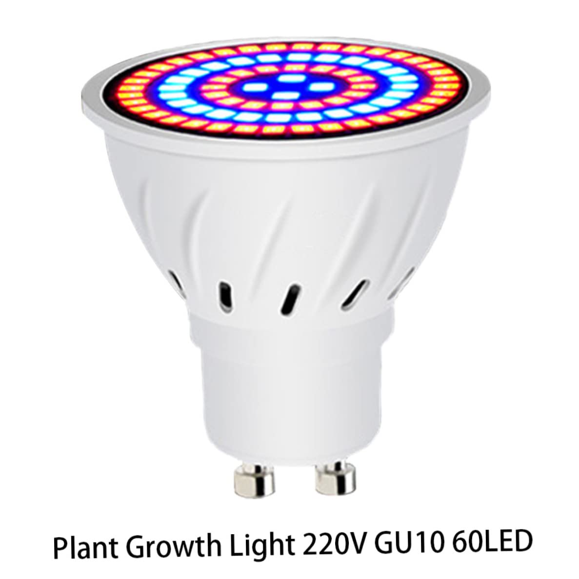 60 LED poussent l'ampoule, Gu10 croissance des plantes lampe horticole à spectre complet 220 V d'intérieur pour plantes d'intérieur jardin succulent