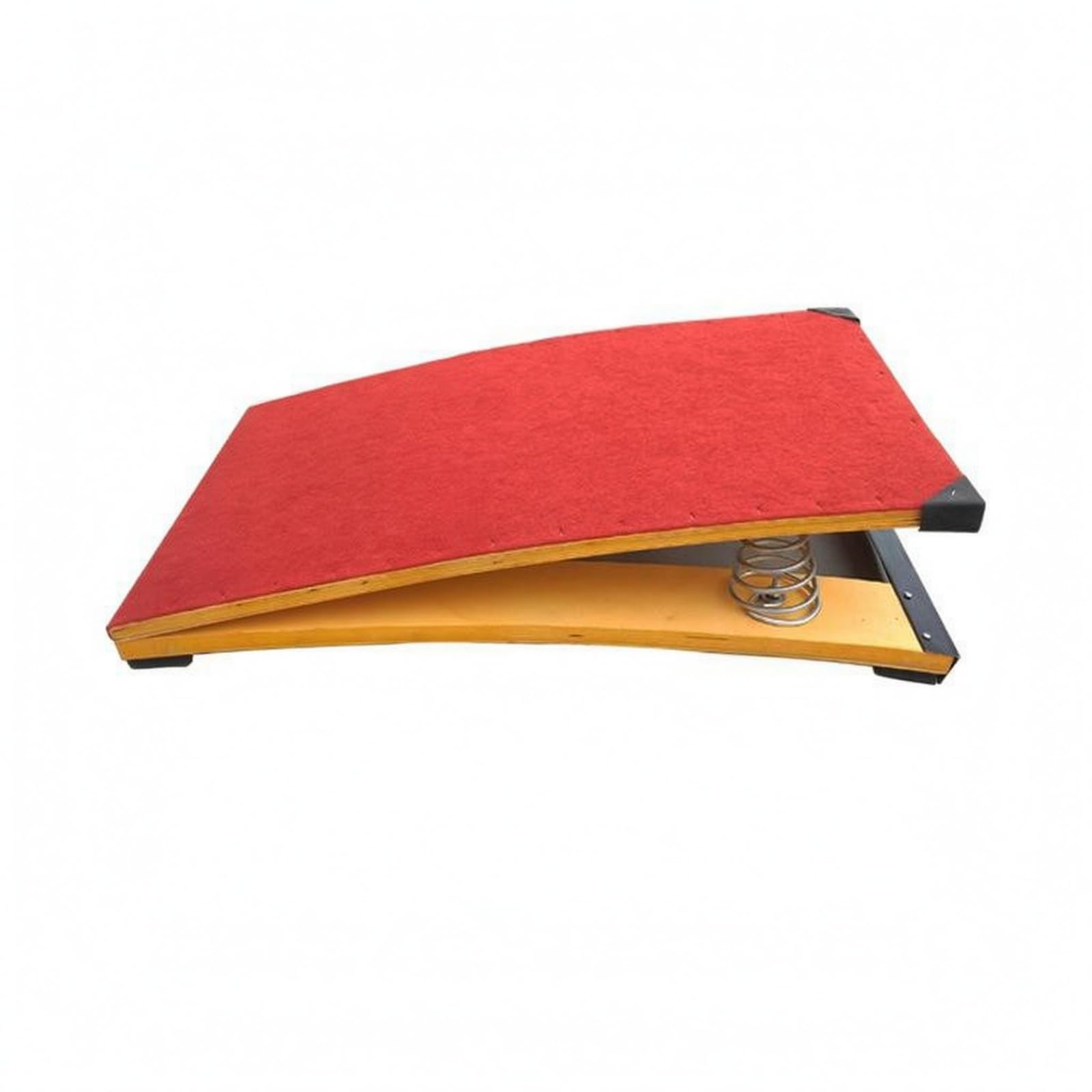 Qianly Trampolino per Bambini Tavola per Salto Pedana per Allenamento Molla Piano Imbottito Rivestito in Tessuto, Tavola Da Salto Per Bambini, Due Molle Standard