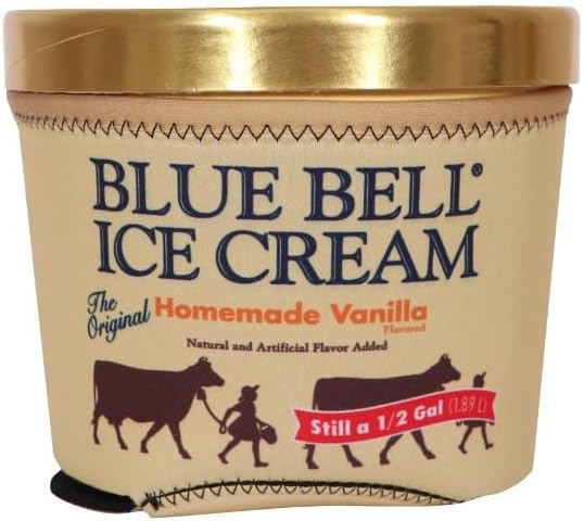 Koolie Insulated Neoprene Sleeve | Reusable Half Gallon Ice Cream Holder