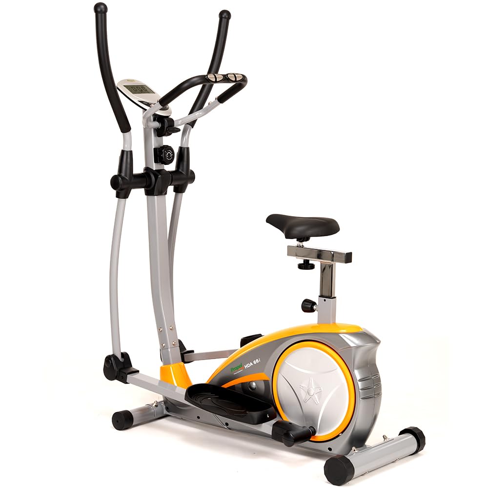 Propel FitnessOne 2 in 1 Elliptical Cross Trainer & Upright Bike | Max User Weight 120 kg | Adjustable Handle & Knob | 8 Level Magnetic Resistance | Multifunction LCD Display | 5Kg Magnetic Flywheel-image-17