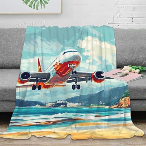 Couverture de voyage en microfibre pour lit et canapé de 200x230 cm - 3