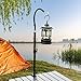 Menolana Camping Lantern Stand Light Pole Hanger with Table Clamp Support Multifunctional Lamp Stand Adjustable Height for Outdoor BBQ
