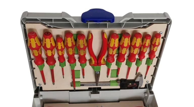 Deckel Einsatz passend für Festool Systainer SYS³ M SYS 3 Holz Brett Band Gummi Organizer