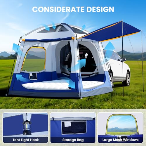 SUV Tent with 2 Awnings & Double Door
